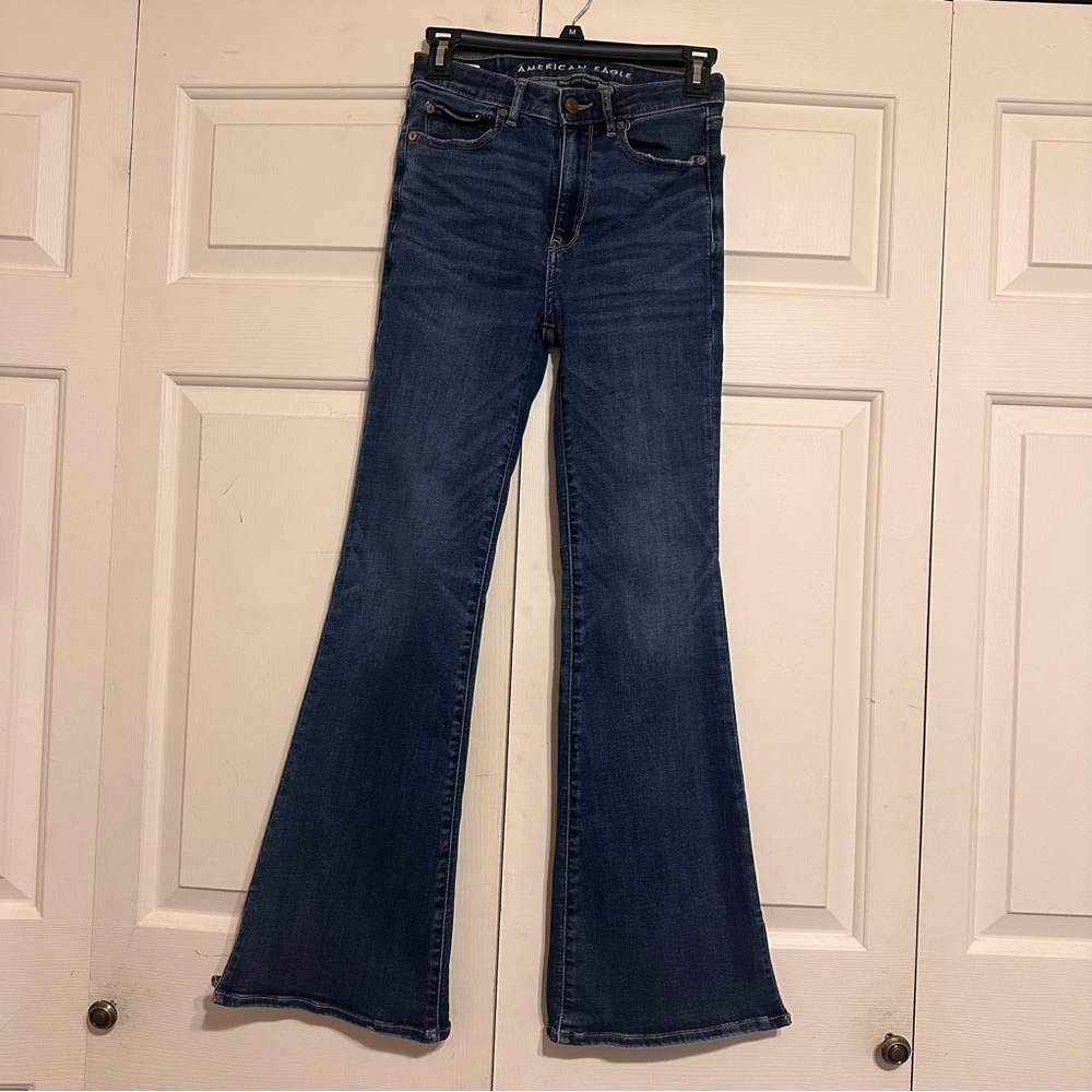 American Eagle Super Hi-Rise Flare